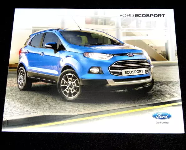 Ford Ecosport Uk Sales Brochure January 2016 New, Old Stock