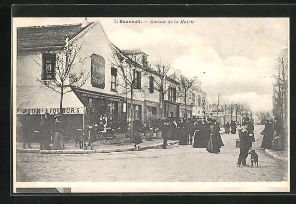 CPA Bonneuil, Avenue de la Mairie