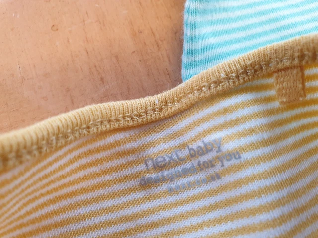NEXT Baby Girl's Striped Vests Bodysuit Clothes Bundle Size 3 - 6 Months 2