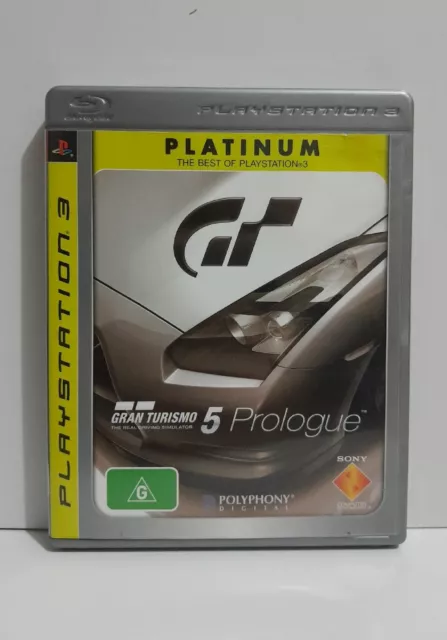 Gran Turismo 5 Prologue - Sony PS3 - Platinum - Playstation 3 + Manual