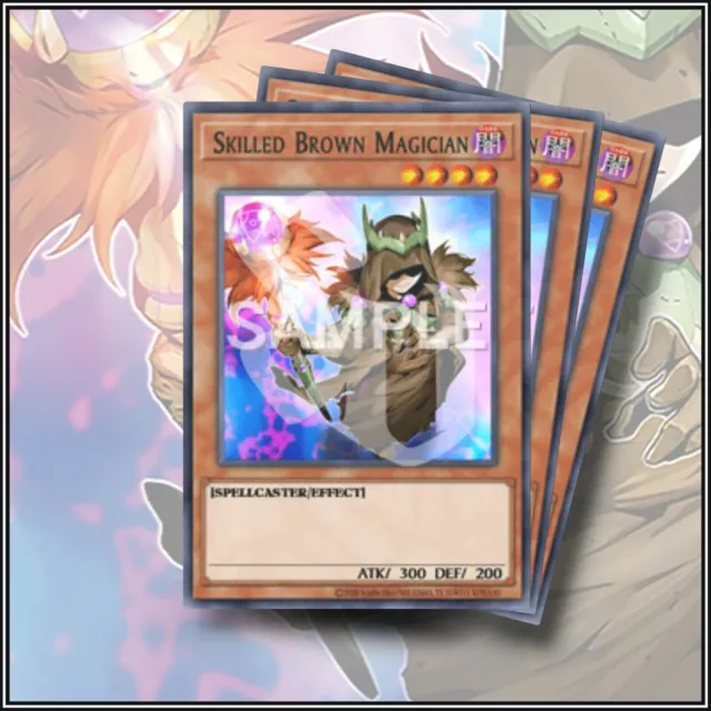 YuGiOh SKILLED BROWN MAGICIAN x3 | YUGI'S DECK ▪️ 1ST EDITION 💎