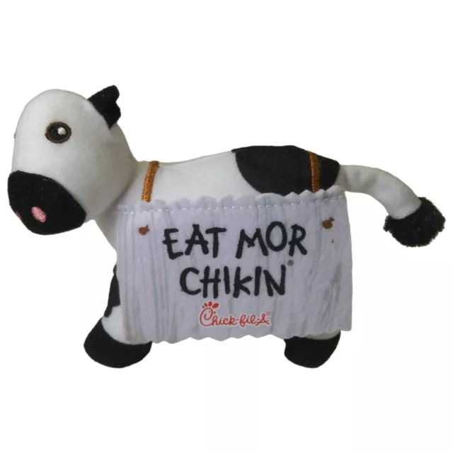 Chick Fil a Cow 6" Plush Eat Mor Chikn More Chicken Stuffed Animal Toy 2017