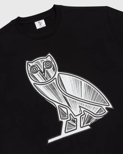OVO - October’s Very Own - Metallic Owl T-shirt - Size 2XL (XXL) - NWT - Sealed