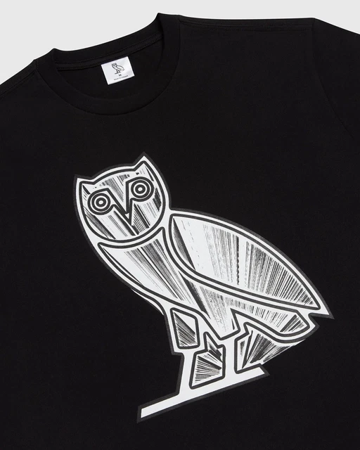 OVO - October’s Very Own - Metallic Owl T-shirt - Size 2XL (XXL) - NWT - Sealed