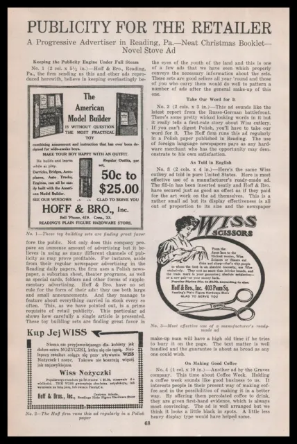 1914 Graves Hardware Co. Store Springfield Massachusetts 2-Page Article Print Ad