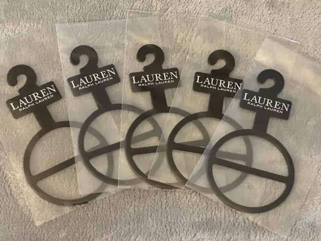 LAUREN Ralph Lauren Scarf Rings (5) QTY / NEW; In Cellophane Sleeves