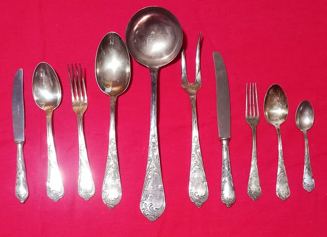 ggt 14 - POSATE - Servizio da 12 - 84 pezzi - SILVER PLATED