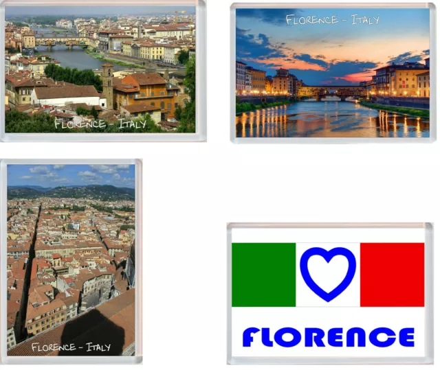 Various Italy 4 PACKS - 96 x 67mm Jumbo Fridge Magnet Present Gift Souvenir