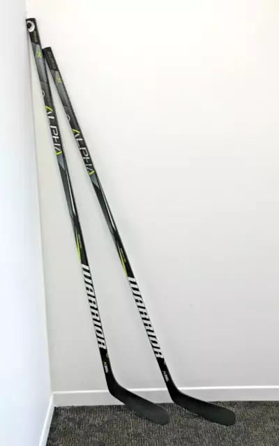 Warrior Alpha QX Grip Composite Senior Ice Hockey Sticks (2). Left Hand.