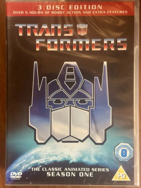 Transformers - The Classique Animé Série Saison 1 DVD 1986 TV 3 Disque Bnib