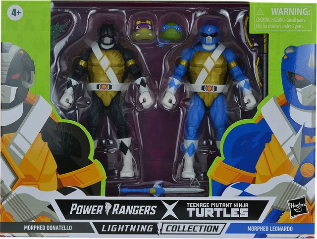 Power Rangers TMNT 6" Figure Lightning 2-Pack Morphed Donatello Leonardo IN HAND