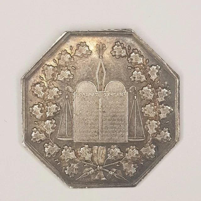 Jeton de la Chambre des Notaires de l'Arrondissement de Senlis argent