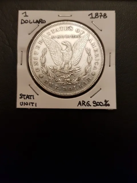 Moneta argento 1 dollaro Morgan 1878 Stati Uniti, silver coin