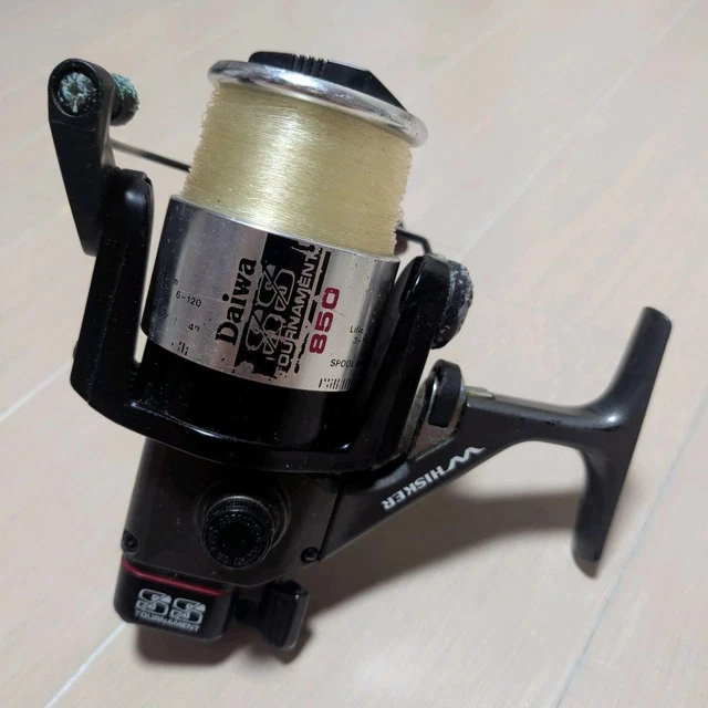 DAIWA WHISKER TOURNAMENT SS-850 Fishing Reel Used Condition Minor