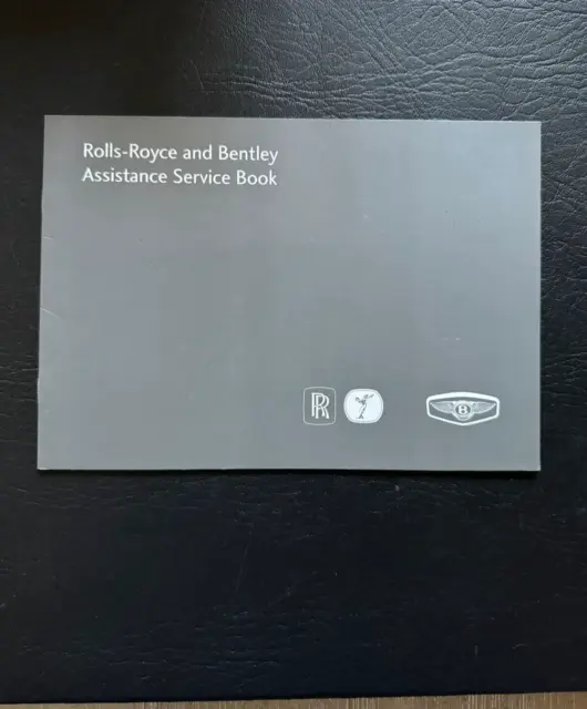 Rolls Royce Bentley Automobile Motor Car Assistance Service Book Manual