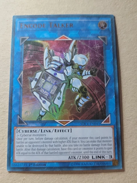 Encode Talker - SDCL-EN041 - Ultra Rare - 1st Edition - YuGiOh-MP