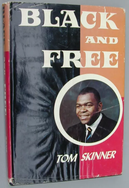 Old Original First Edition Book "BLACK AND FREE" Tom Skinner 1968 Very Rare