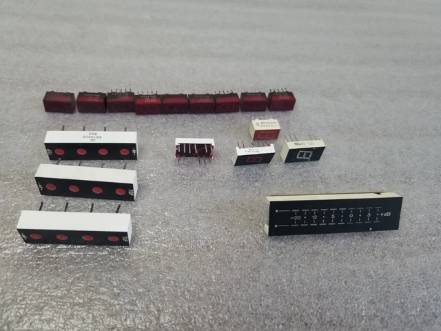 LOT FND357 Opto 7-Segment Red Numeric LED Display HP 5616529  ln513rks