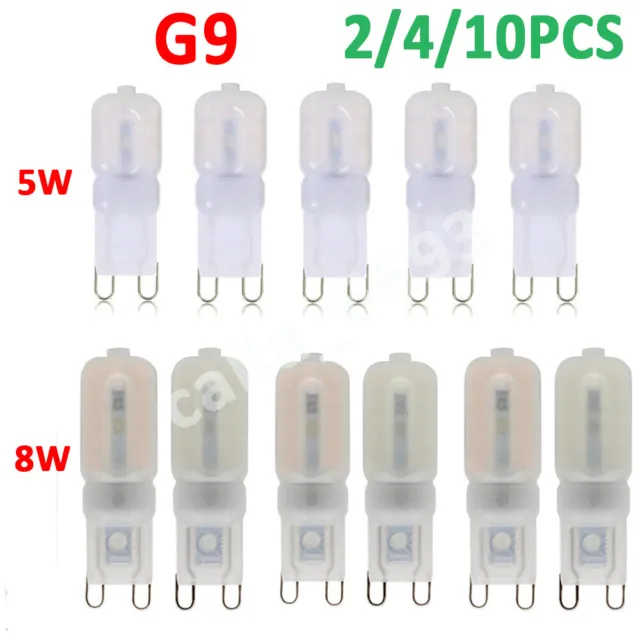 G9 LED 5W 8W Capsule Light Bulb True Replacement Halogen Light Bulbs Dimmable UK