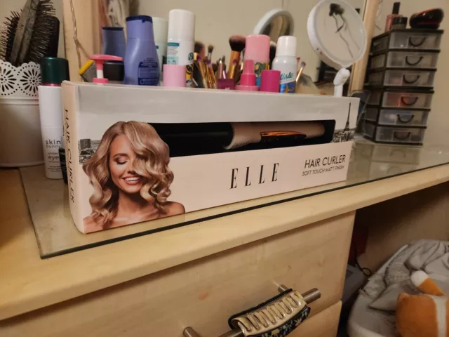ELLE Cool Touch Tip  Ceramic Coated Barrel PTC Heated Element Hair Curler