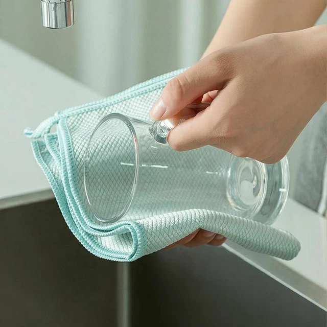 NanoScale Streak-Free Miracle Cleaning Cloths Magic Kitchen Rag Reusable USA 9