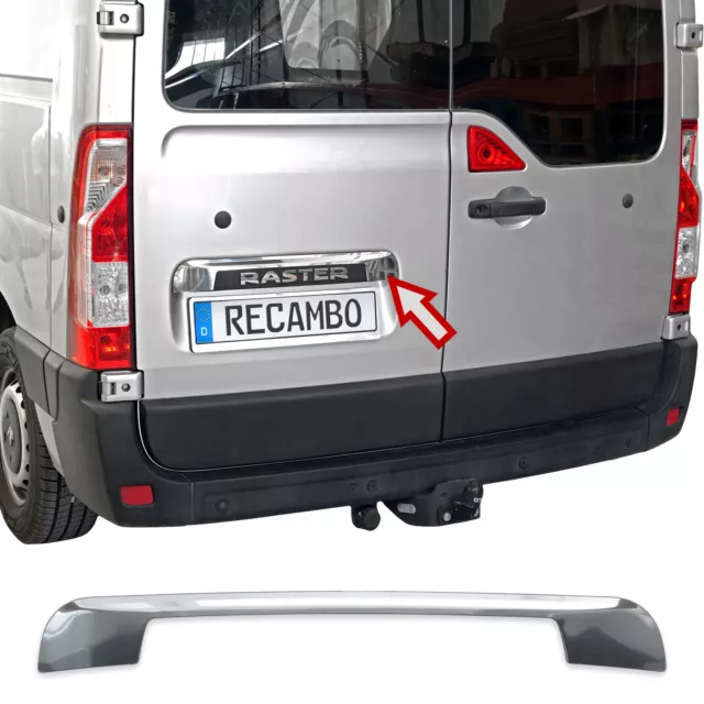 Edelstahl Chrom Kofferraumleiste passend für Renault Master III | BJ ab 2010>