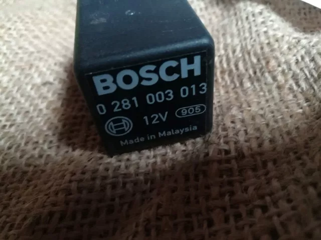 Vw Diesel Tdi.1.9L Glow Plug Relay New Oem Bosch 0281 003013