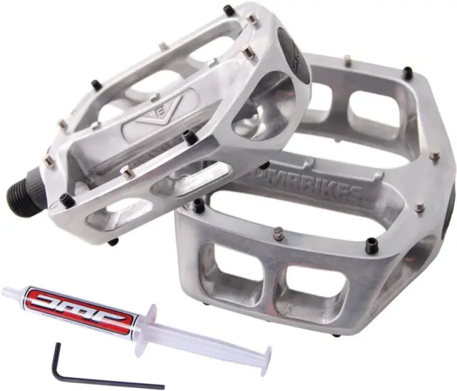 DMR V8 Classic MTB Free Ride Pedals In Polished Silver For MTB BMX DH Trails 2