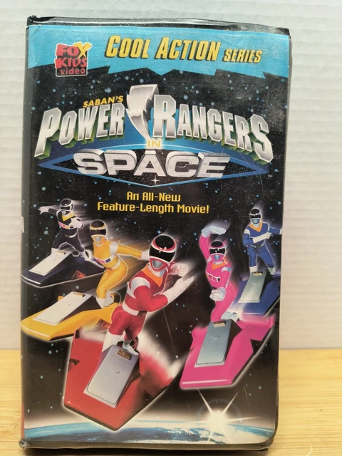 SABAN’S POWER RANGERS in Space VHS 1998 Video Tape Black Clamshell £9. ...