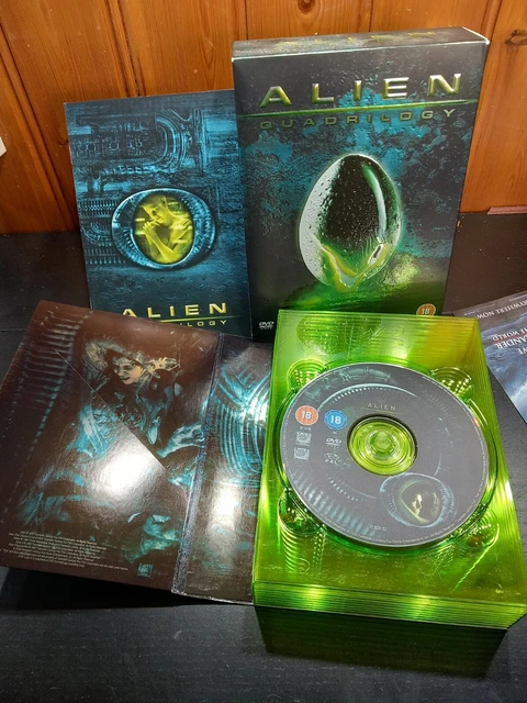 ALIEN QUADRILOGY DVD (2003) Sigourney Weaver, Jeunet (DIR) cert 18 9 ...