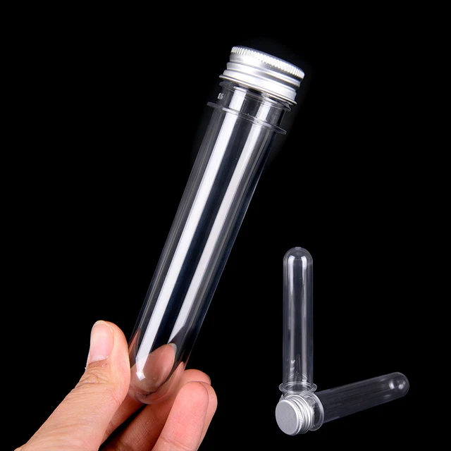 40ml transparent mask bath salt test plastic tube empty clear pet cosmetic v_tu