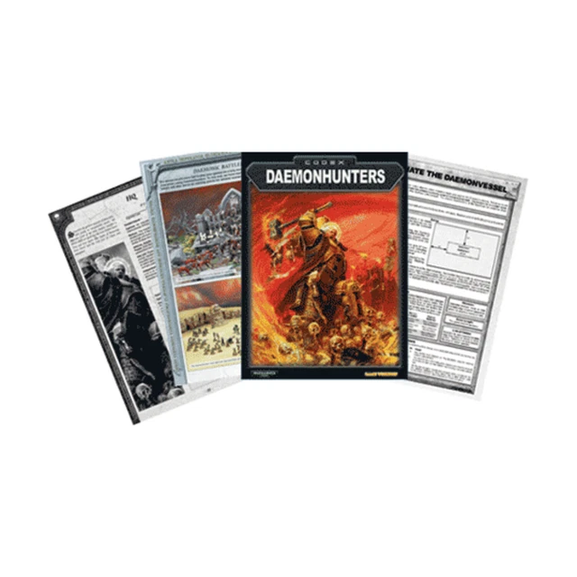 GAMES WORKSHOP WARHAMMER 40K Codex Daemonhunters (3rd Ed) VG+ £19.86 ...