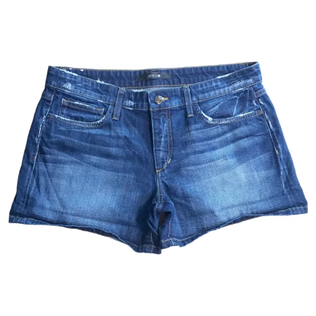 Joes Jeans Denim Shorts Womens Tag 30 Blue Darla Cotton Blend Stretch