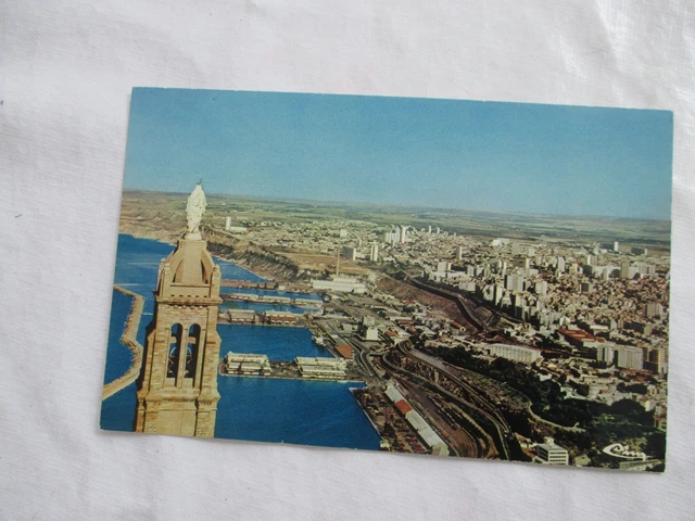 algérie cpsm  carte postale oran vue générale minaret de santa cruz