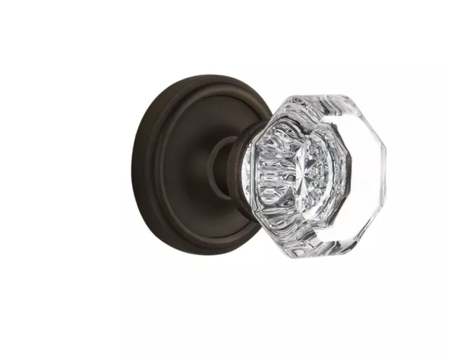 Warehouse Classic Rosette Waldorf Octagonal Round Door Knob