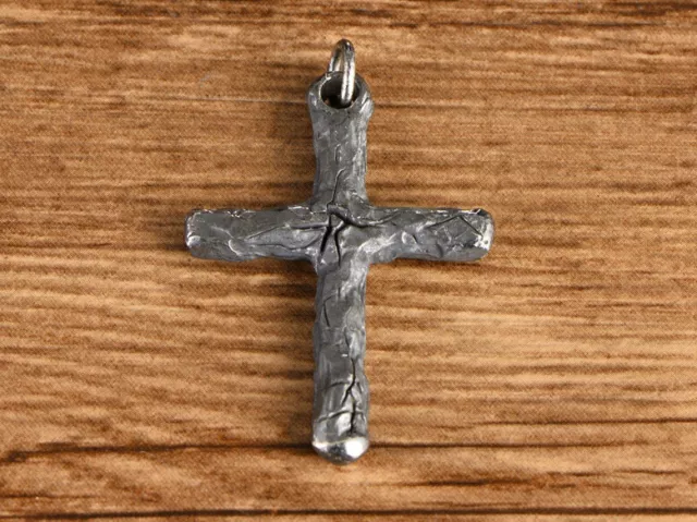 I01 Anhänger Kreuz Sterling Silber 925 in Antik-Optik