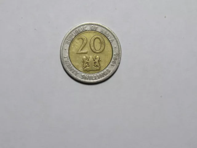 Kenya Coin - 1998 20 Shillings - Circulated