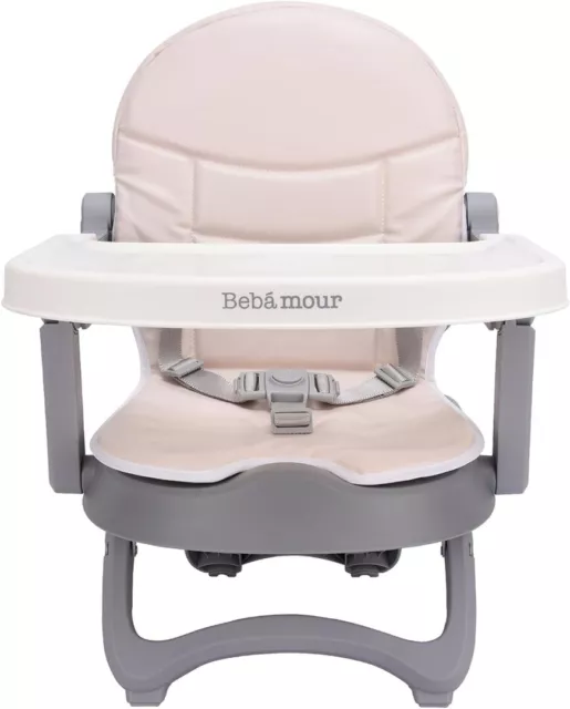 Baby Chair Booster Seat with Tray Sit Me Up Baby Chair for Eating, Portable