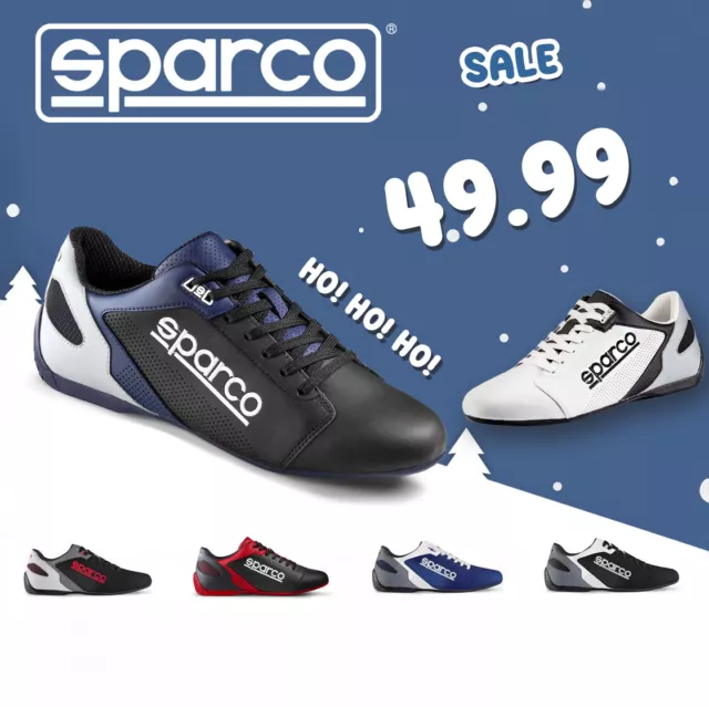 SPARCO SL-17 sneakers leisure low SHOES casual BLACK BLUE unisex SALE!