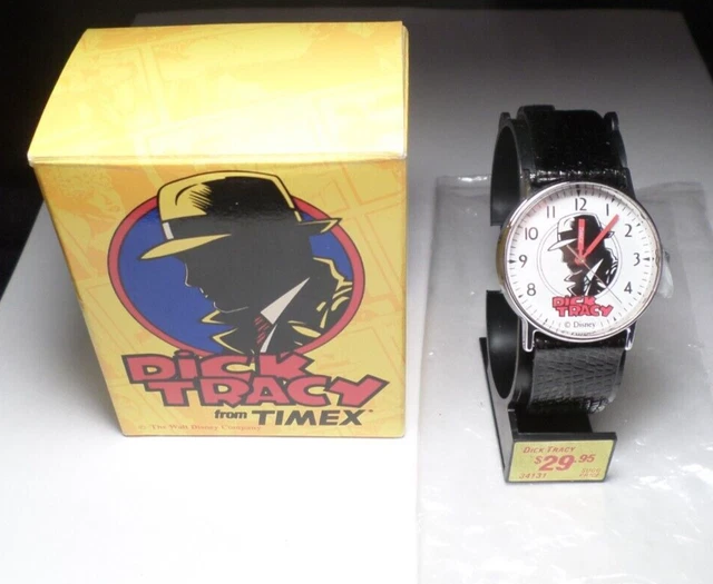 DICK TRACY TIMEX Watch Pruneface Eat Lead! Vintage New In