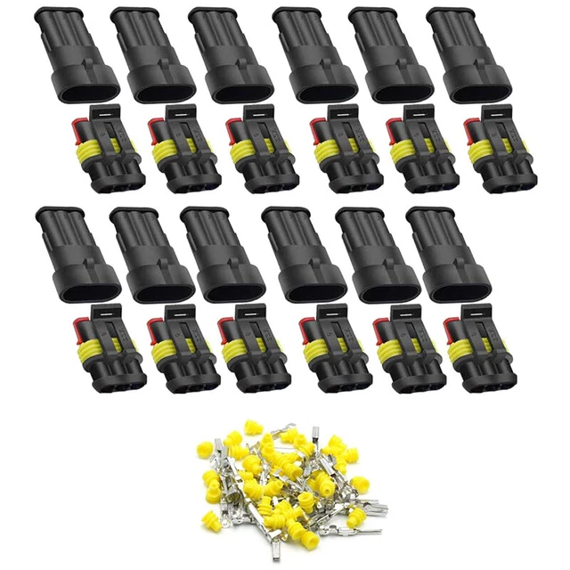 3 Pin Way Car Electrical Connector, Plug Automotive 1.5Mm Series Terminal C W8Y2