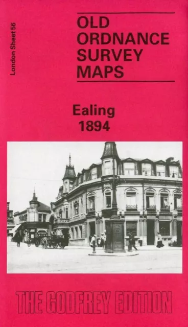 Old Ordnance Survey Map Ealing 1894