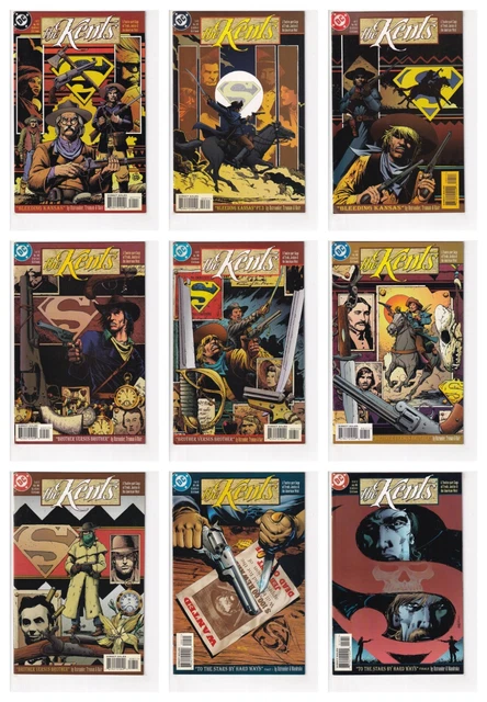 The Kents #1,3,4,5,6,7,8,9,12 Elseworlds DC Superman Avg VF Combine Bag/Board YA