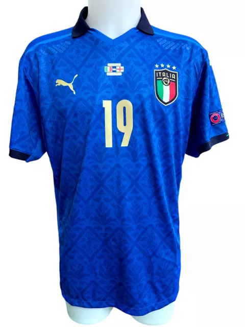 Maglia Italia Italy Bonucci Match Worn Issue Shirt Jersey Camiseta Final Euro