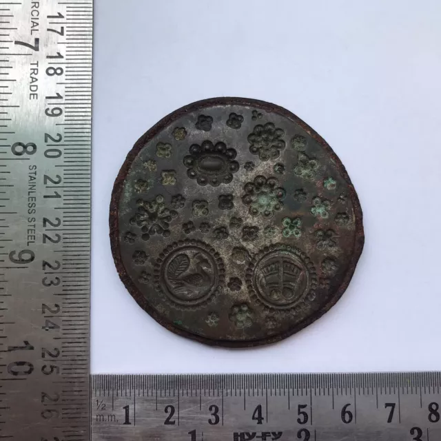 Antique or old bell metal bronze jewelry stamp die seal multiple patterns.