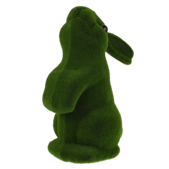 1Pc Moos Bunny Figuren Decor Ornamente Kaninchen Zarte Kaninchen Handwerk