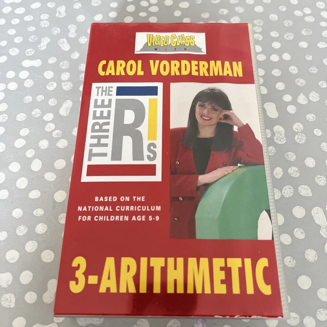 CAROL VORDERMAN THE Three R’s Arithmetic Vhs National Cirriculum 1993 ...