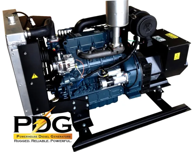 Kubota 30 KW Diesel Generator-Deep Sea 3110 2 Wire AutoStart Controller Included