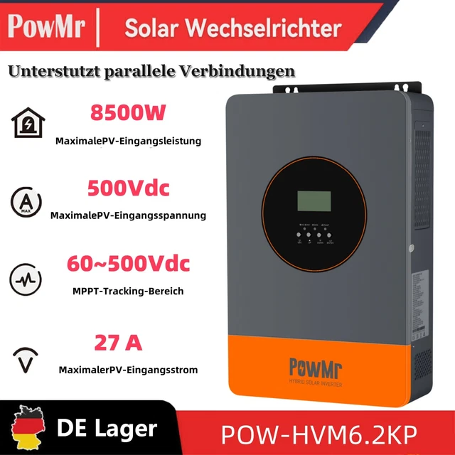 PowMr 6000W Solar Hybrid Wechselrichter – 48V DC  Produktbild-Vorschau 2