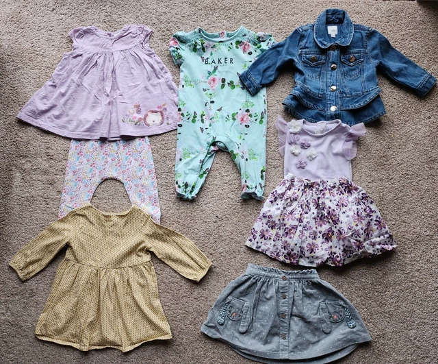 Pacchetto estivo per ragazze 6-9 mesi - NEXT, RIVER ISLAND, TED BAKER